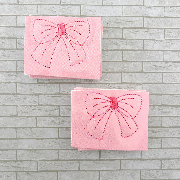 Destash - Pink Coquette Bow Feltie