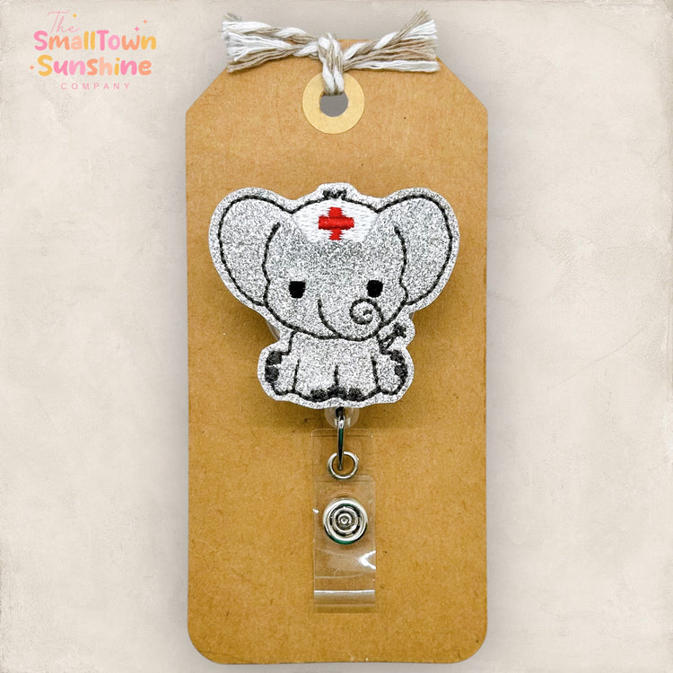 Elephant Nurse Badge Topper