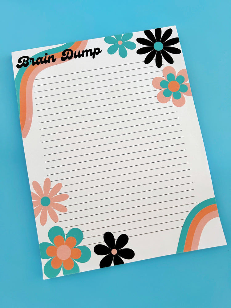 Brain Dump Retro Tearaway Notepad