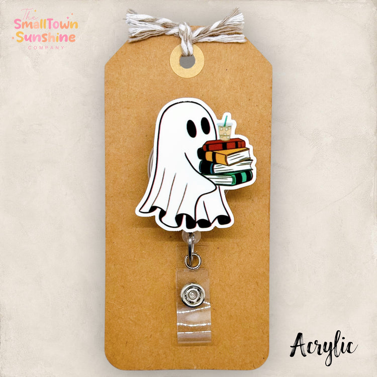 Bookish Ghost Badge Topper