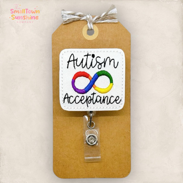 Autism Acceptance Badge Topper