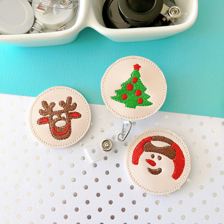 Christmas Sugar Cookie Badge Topper Collection