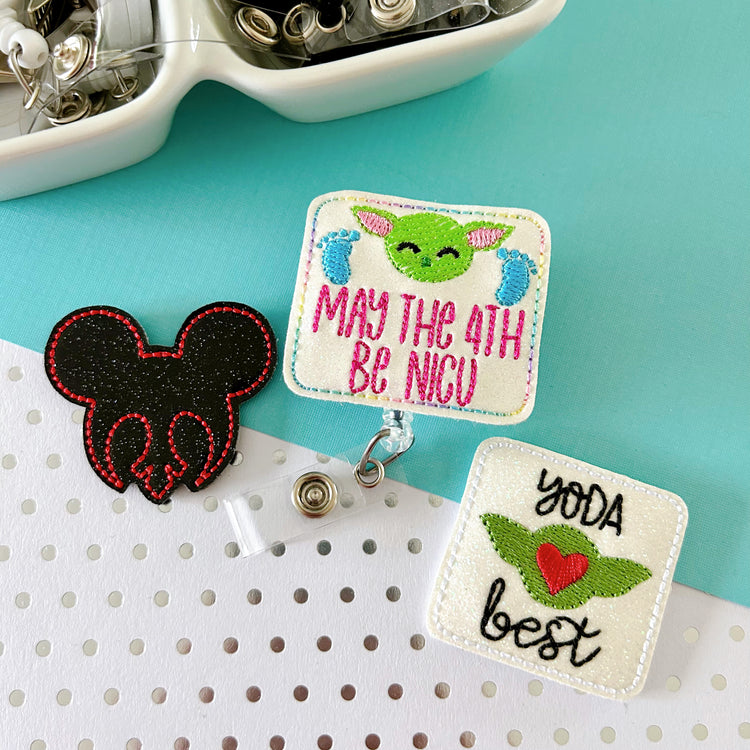 Galaxy Badge Toppers