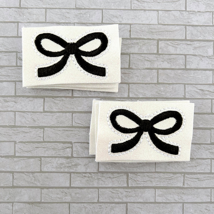 Destash - Black Coquette Bow Feltie
