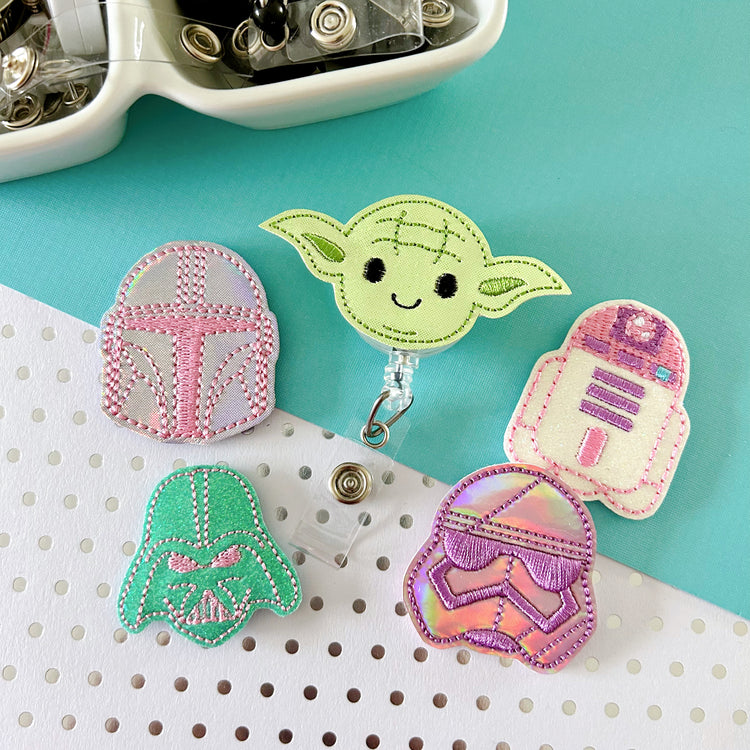 Galaxy Badge Toppers