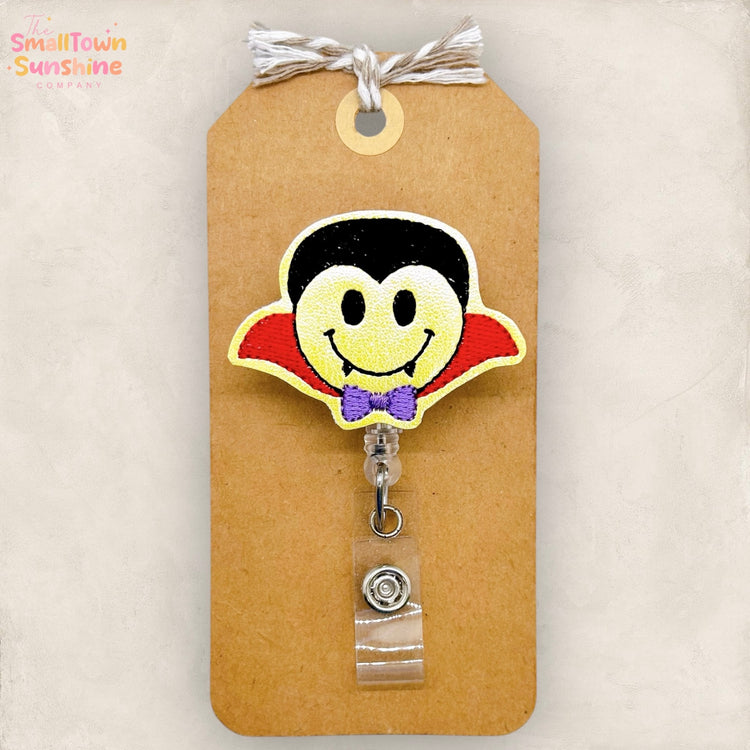 Happy Vampire Badge Topper
