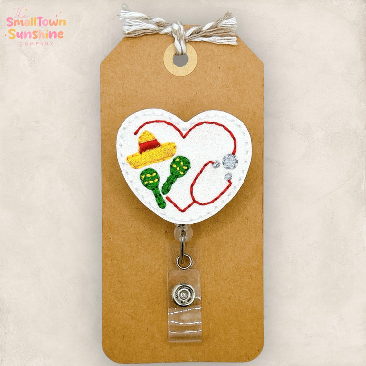 Cinco De Mayo Stethoscope Badge Topper