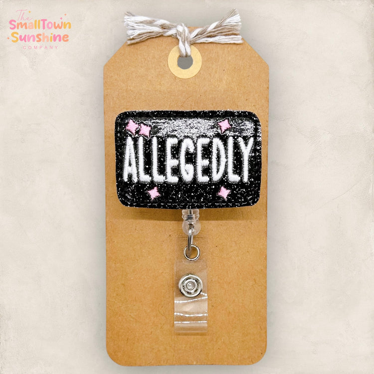 Allegedly Badge Topper