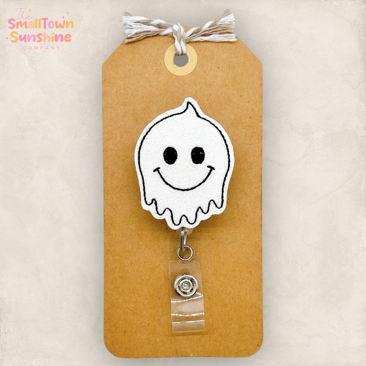 Happy Ghost Badge Topper