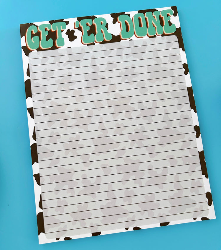 Get ‘Er Done Tearaway Notepad