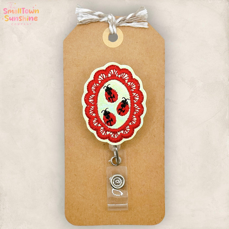 Vintage Lace Cameo Badge Toppers