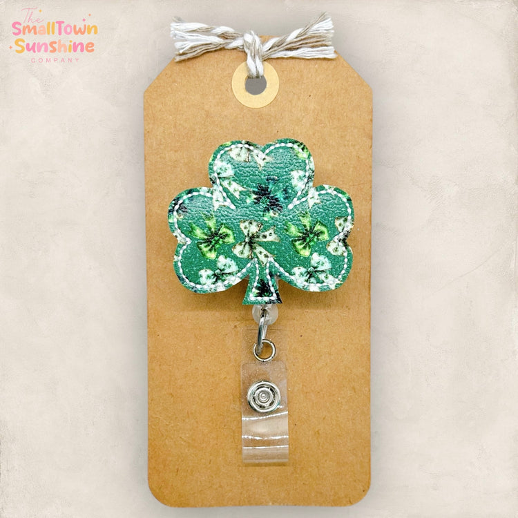 Irish Bows Shamrock Badge Topper