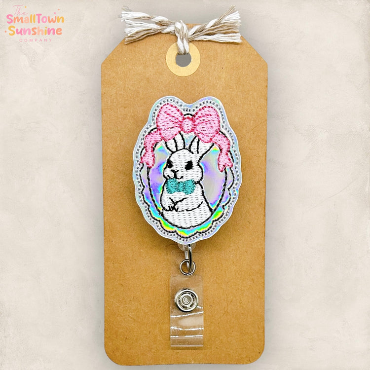 Bunny Cameo Badge Topper