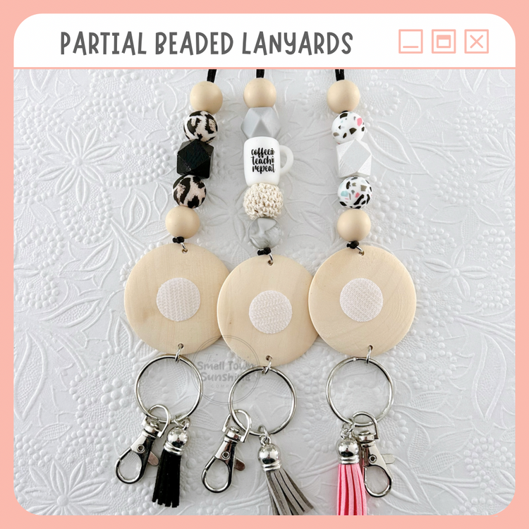 Interchangeable Beaded Lanyard
