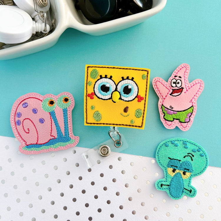 Spongebob Badge Toppers
