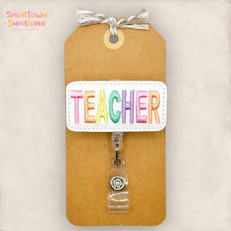 Teacher Badge Topper
