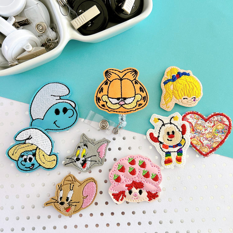 Throwback Cartoon Badge Toppers