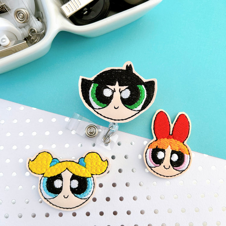 Powerpuff Badge Toppers