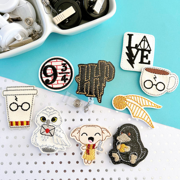 Wizarding Badge Toppers