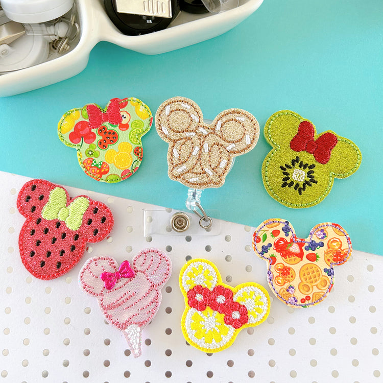 Mouse Shaped Food Badge Toppers