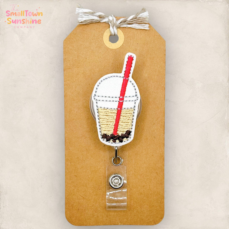 Boba Tea Badge Topper