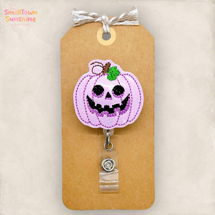 Pastel Jack-o’-lantern Badge Topper