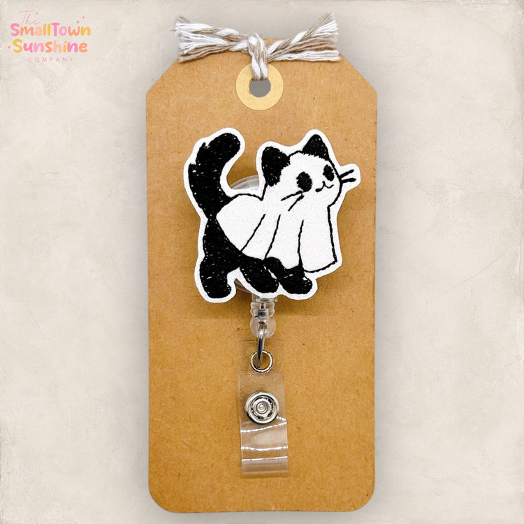 Spooky Cat Badge Topper