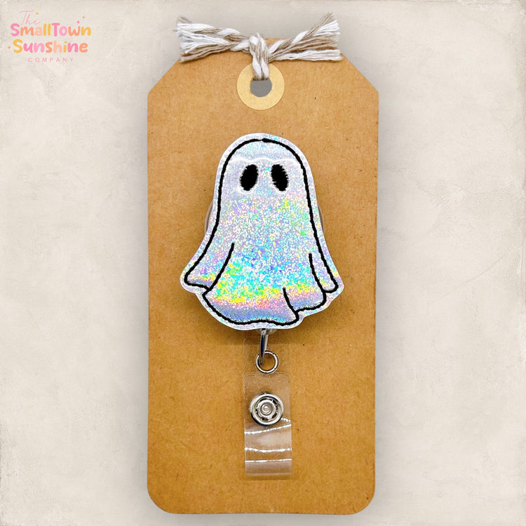 Holographic Ghost Badge Topper