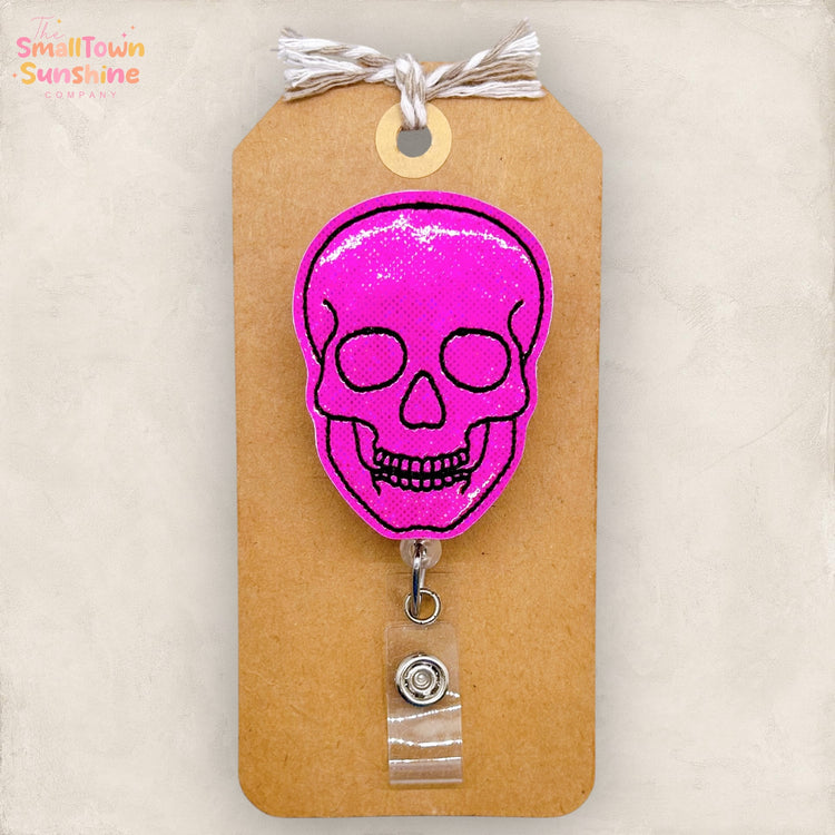 Human Skull Badge Topper