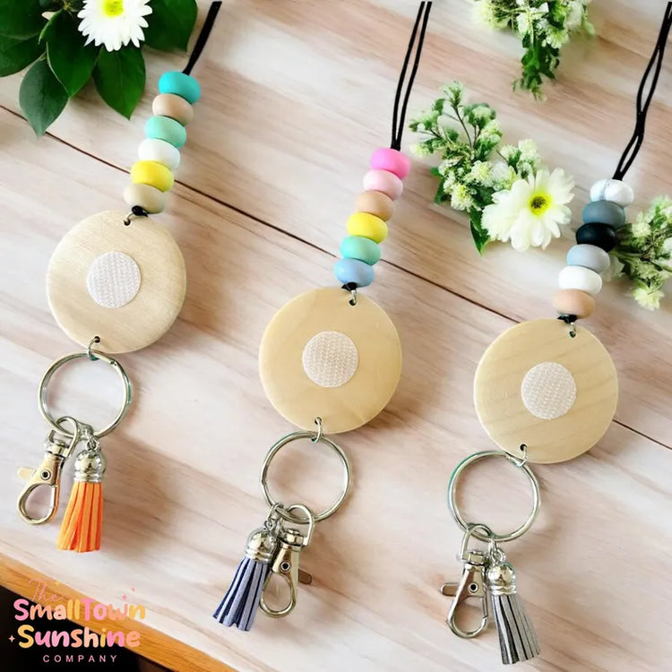 Interchangeable Beaded Lanyard for Badge Toppers