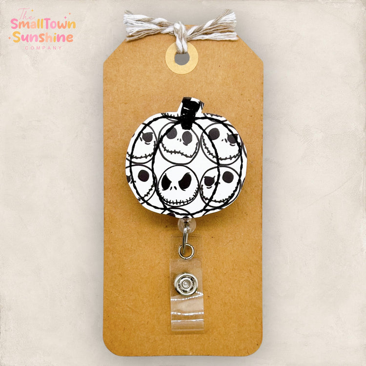 Jack Pumpkin Badge Topper