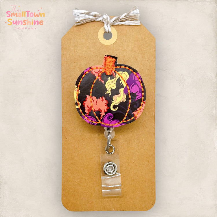 Witches Pumpkin Badge Topper