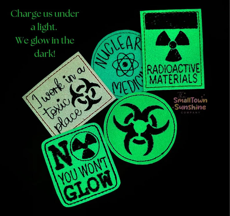 No You Won’t Glow Badge Topper