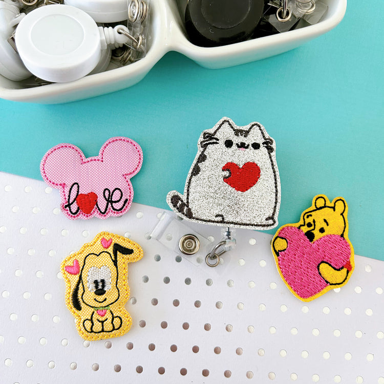 Valentine Badge Toppers