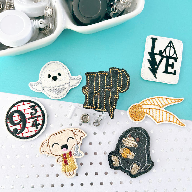 Wizarding Badge Toppers