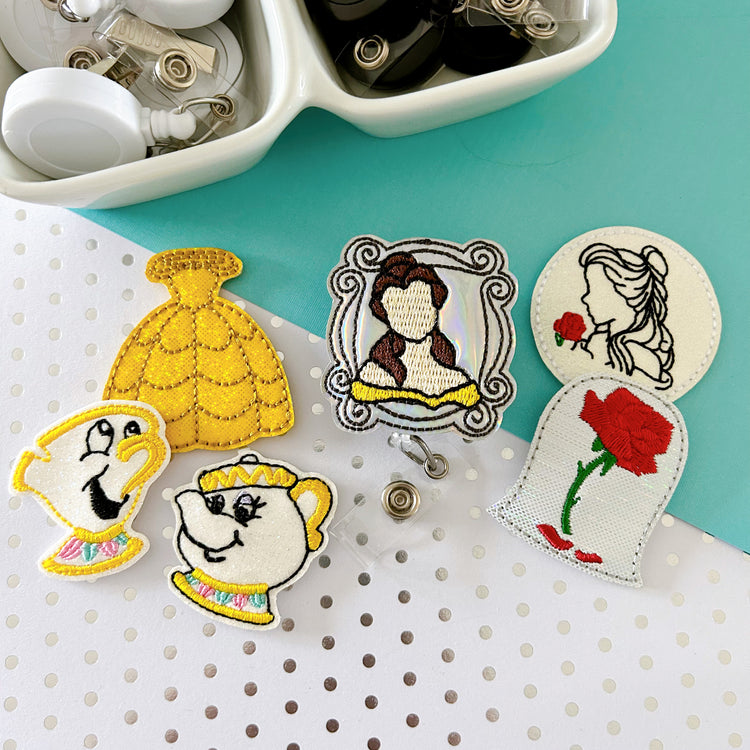 Rose Princess Badge Toppers