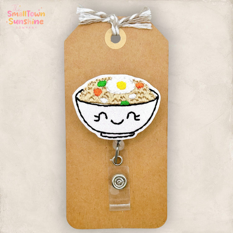 Fried Rice Bowl Badge Topper
