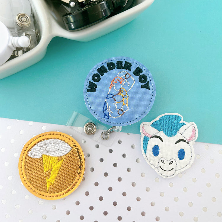 Greek God Hero Badge Toppers