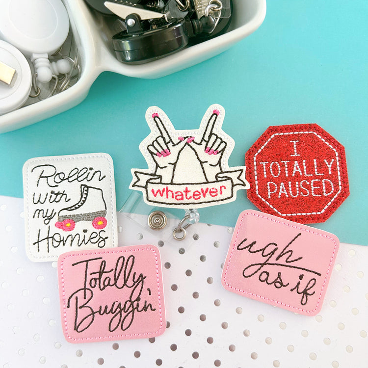 Clueless Badge Toppers