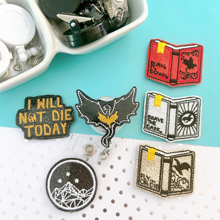 Adult Novel Badge Toppers