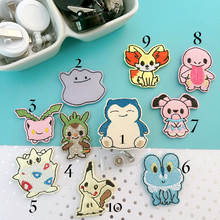 Poke Friends Badge Toppers