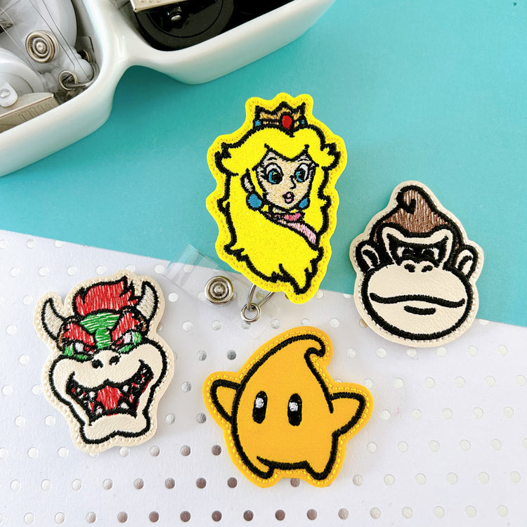 Gaming Character Badge Toppers