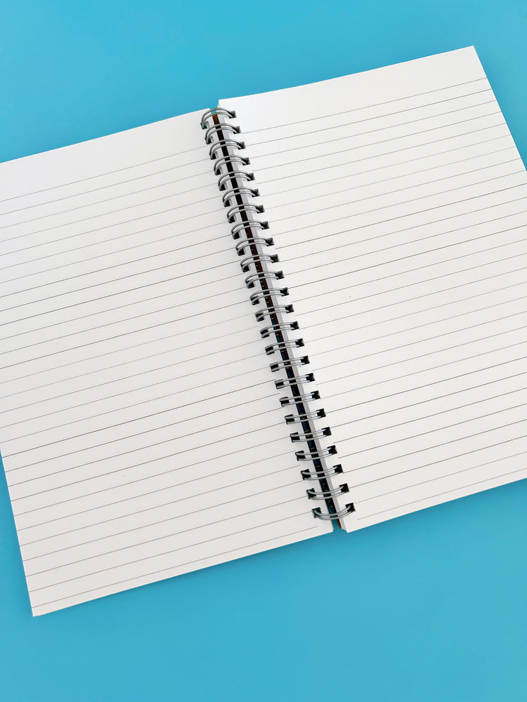 When You Pass Through the Waters Spiral Notebook