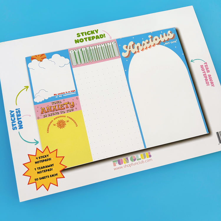 Anxious But Cute Notepad Set