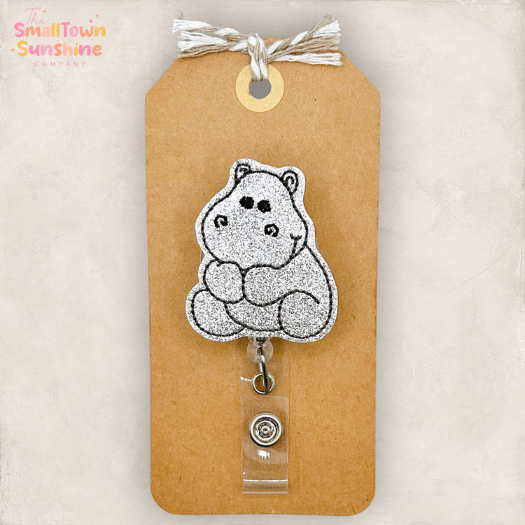 Hippopotamus Badge Topper