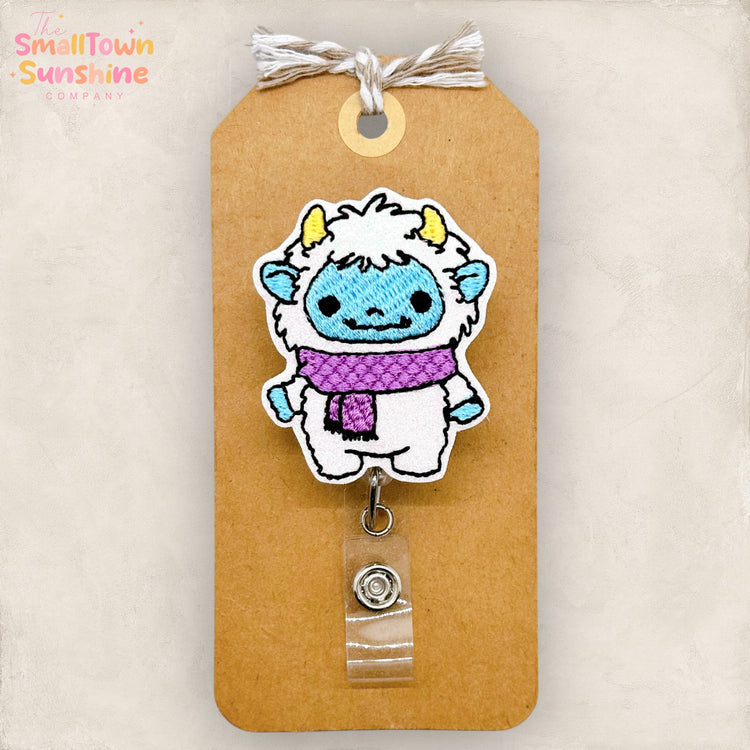 Winter Yeti Badge Topper
