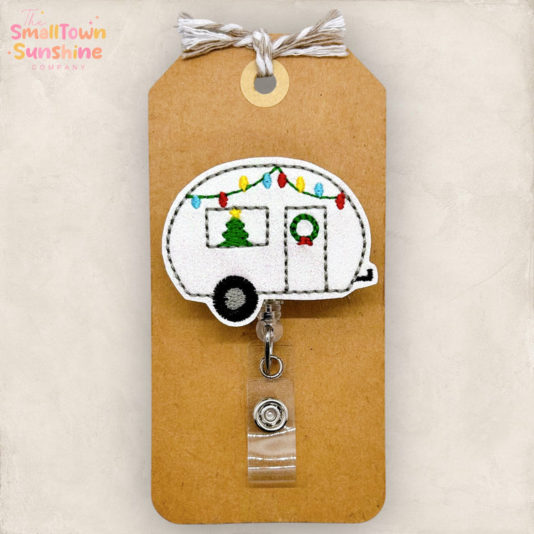 Christmas Camper Badge Topper
