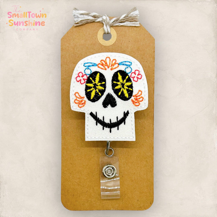 Sugar Skull Badge Topper