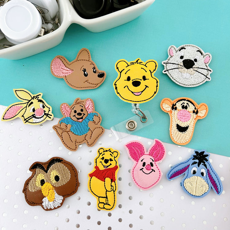 Hundred Acre Wood Badge Toppers