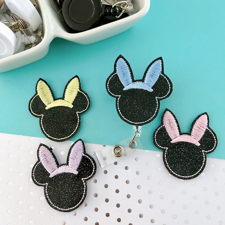 Mouse Bunny Badge Toppers